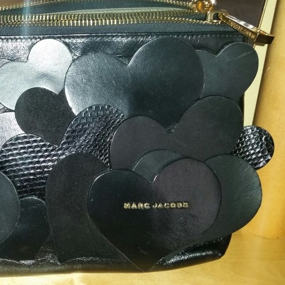Marc Jacobs Handbags - Marc Jacobs Black Leather Love Clutch Handbag